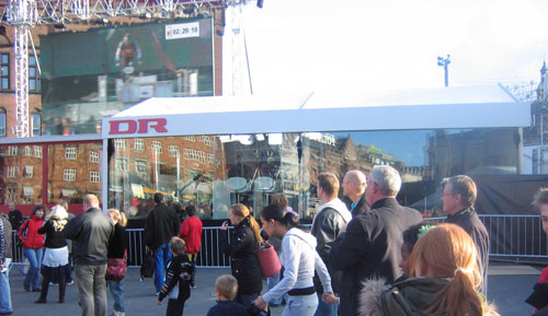 Television studio at the Town Hall Square - Copenhagen