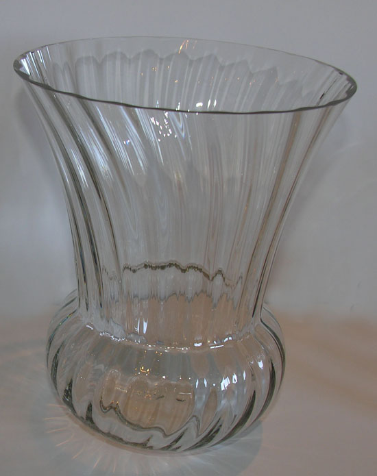 185-5306 Glass vase Bouquet Diameter: 17cm, Height: 22cm