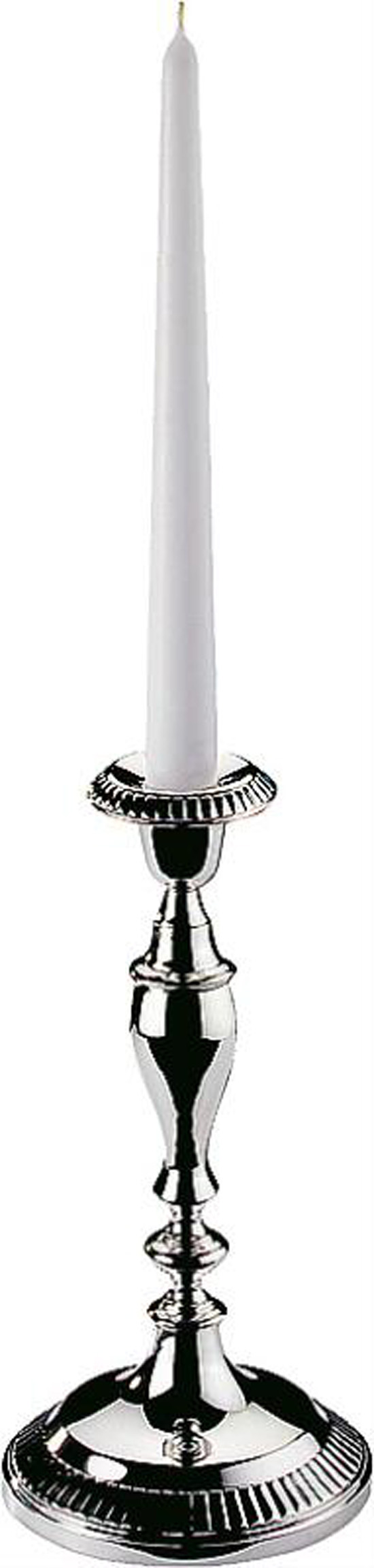 185-51351 Candleholder - silver plated - Ø11 cm , height 22 cm