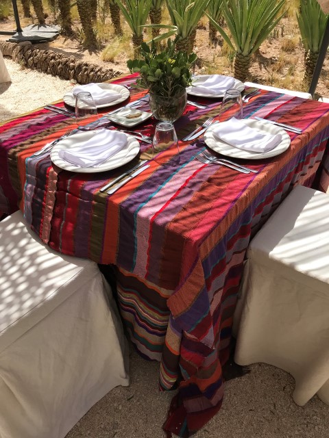 Maroc Berber Tablecloth Silk diff. colours 2x3 m