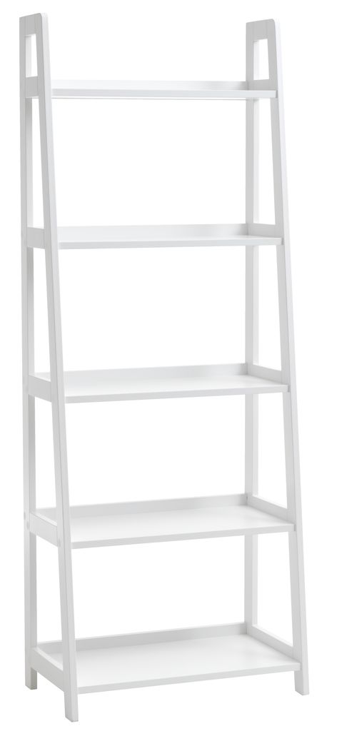185-033399 Bookcase lounge white W:64, H:170, D 36 cm weight 22 kg